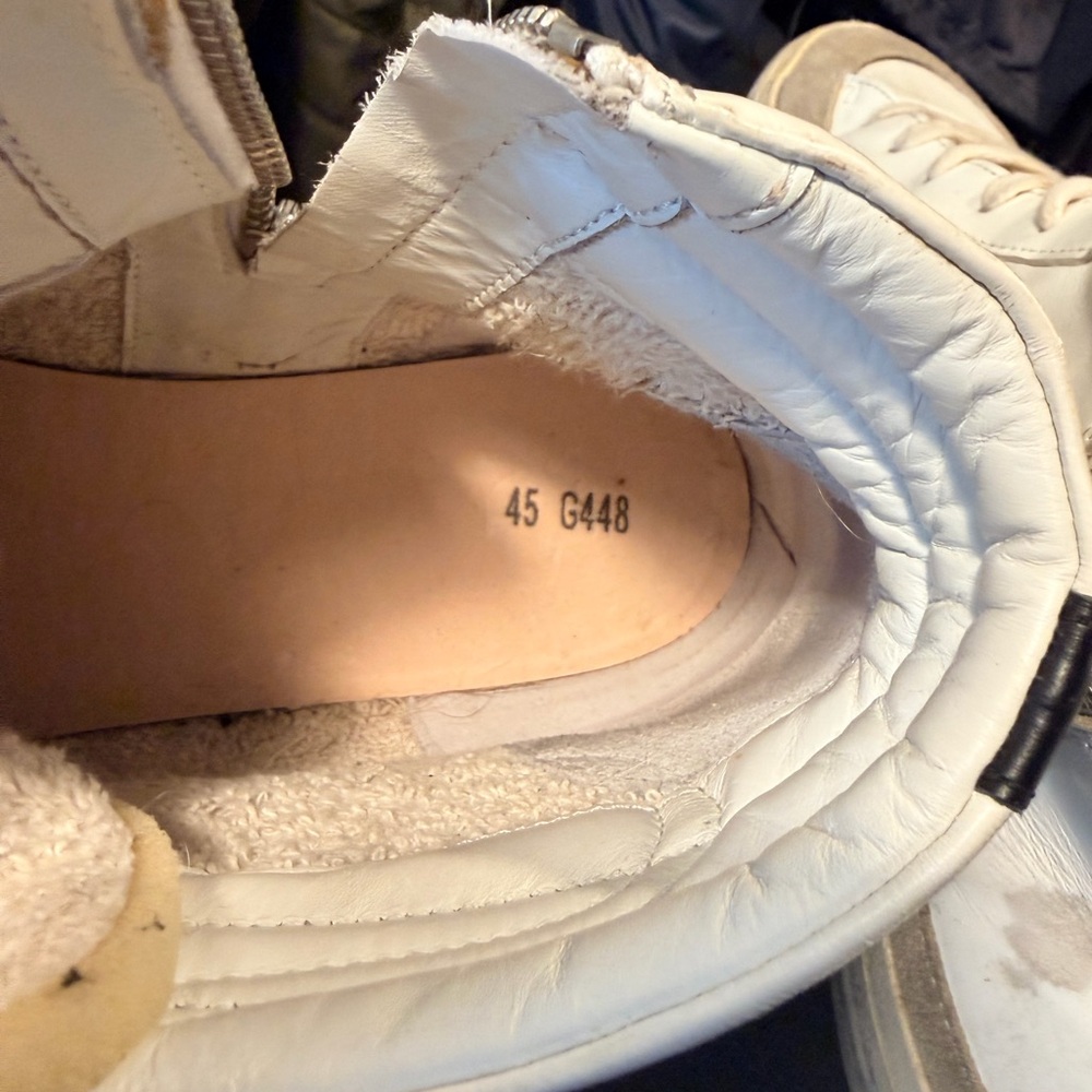 Golden Goose White and Beige Men's Sneakers - Picture 11 of 13